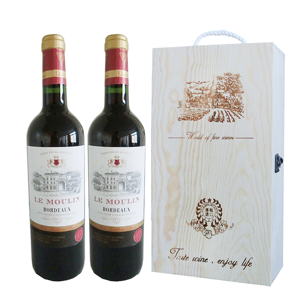 中粮法国慕里磨坊干红葡萄酒750ml*2
