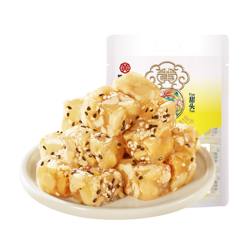 黄老五益生菌花生软糖380g（原味/椰蓉味）